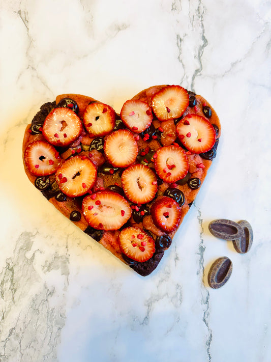 Brookie Chocolat Fraise
